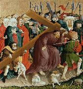 Hans Multscher The Cross of Christ; The Wings of the Wurzach Altar France oil painting artist